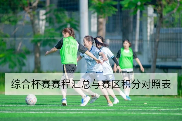 综合杯赛赛程汇总与赛区积分对照表